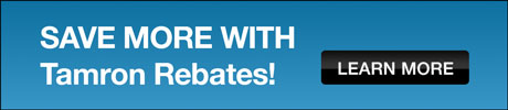 Save more with Tamron Rebates