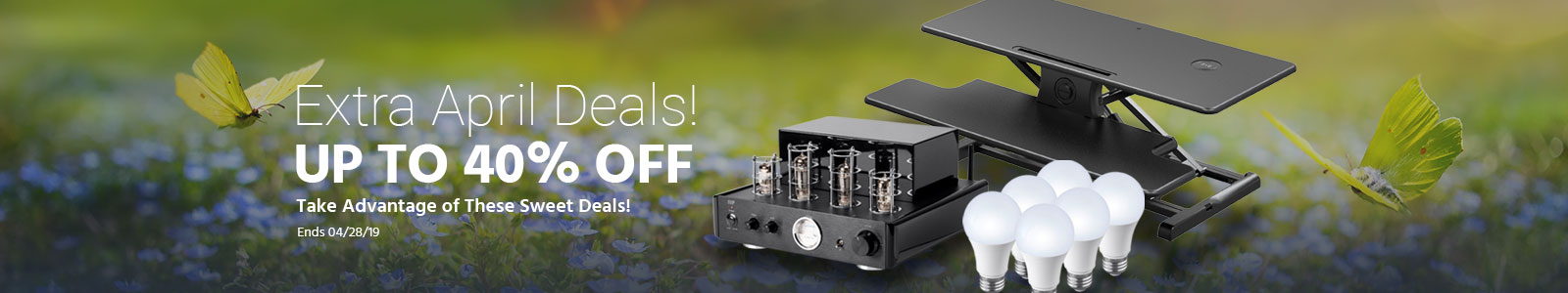 Extra April Deals, Up To 50% Off, Take Adventage of These Sweet Deals!