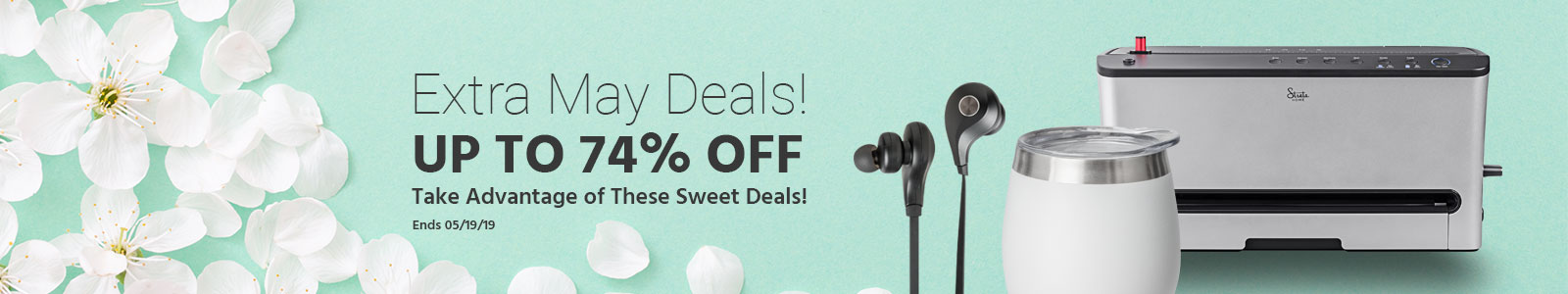 Extra May Deals!
Up To 50% Off, Take Advantage of These Sweet Deals!, Ends 05/19/19