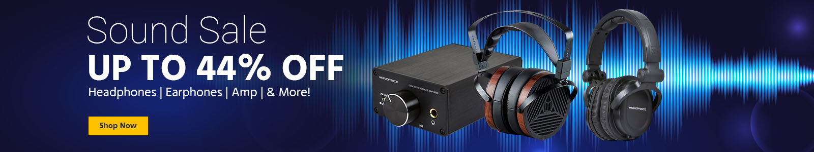 Sound sale, up to 45% off