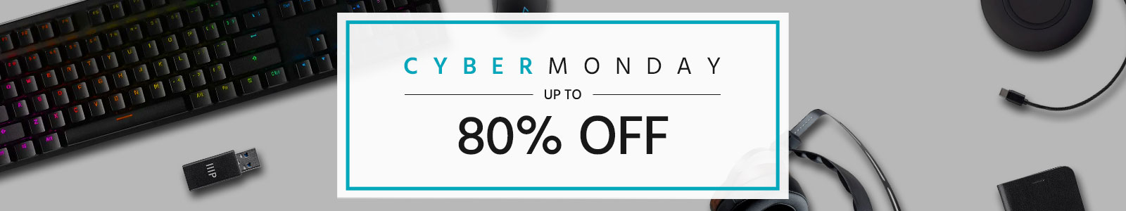 Cyber Monday, up to 80% off