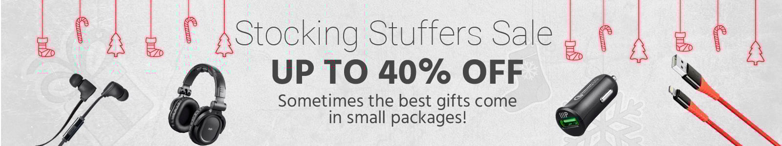 Stocking Stuffers Sale, up to 40% off, sometimes the best gifts come in small packages