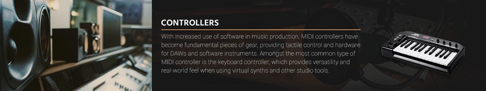 With increased use of software in music production, MIDI controllers have become fundamental pieces of gear, providing tactile control and hardware for DAWs and software instruments. Amongst the most common type of MIDI controller is the keyboard controller, which provides versatility and real-world feel when using virtual synths and other studio tools.