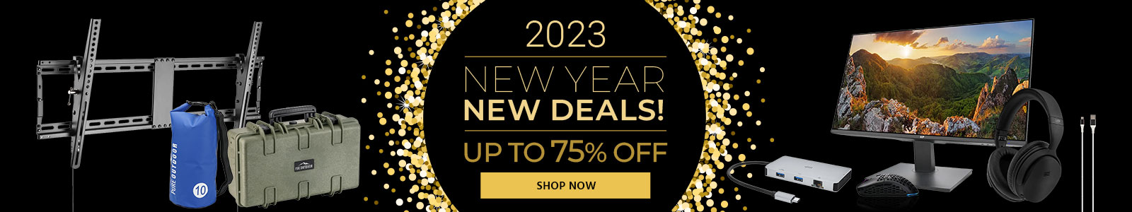 2023
New Year, New Deals!
Up to 75% off
Shop Now