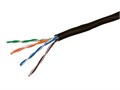 1000FT Cat5e Bulk Bare Copper Ethernet Cable, UTP, Solid, Riser Rated (CMR), 24AWG, Black, No Logo 1000FT Cat5e Bulk Bare Copper Ethernet Cable, UTP, Solid, Riser Rated (CMR), 24AWG, Black, No Logo