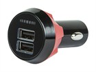 2 Port USB Car Charger 4.2A - Black