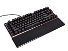 Pro Backlit Macro Gaming Keyboard - Magnetic Wrist Rest -Cherry MX Red- Orange Backlight