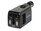 12VDC to 110VAC 100W Auto Power Invertor with Dual USB charger (2100mA)