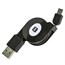 USB 2.0 Retractable Cable - A Male to Mini 5-Pin - 2.5 Ft USB 2.0 Retractable Cable - A Male to Mini 5-Pin - 2.5 Ft