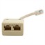 T Adapter Cat5e 1M/2F - 6 inch T Adapter Cat5e 1M/2F - 6 inch