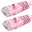 FLEXboot Series Cat5e 24AWG UTP Ethernet Network Patch Cable, 20ft Pink FLEXboot Series Cat5e 24AWG UTP Ethernet Network Patch Cable, 20ft Pink