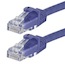FLEXboot Series Cat5e 24AWG UTP Ethernet Network Patch Cable, 20ft Purple FLEXboot Series Cat5e 24AWG UTP Ethernet Network Patch Cable, 20ft Purple