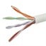1000FT 24AWG Cat5e 350MHz UTP Solid, Plenum (CMP), Bulk Ethernet Bare Copper Cable - White - No Logo 1000FT 24AWG Cat5e 350MHz UTP Solid, Plenum (CMP), Bulk Ethernet Bare Copper Cable - White - No Logo