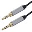 3.5mm Flat TRS Audio Patch Cable, 3ft Black 3.5mm Flat TRS Audio Patch Cable, 3ft Black