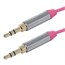 3.5mm Flat Audio Cable 3ft – Pink 3.5mm Flat Audio Cable 3ft – Pink