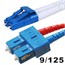 Fiber Optic Cable, LC/SC, Single Mode, Duplex - 12 meter (9/125 Type) - Yellow Fiber Optic Cable, LC/SC, Single Mode, Duplex - 12 meter (9/125 Type) - Yellow