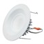 10-Watt (75W Equivalent) 6-inch Recessed LED Downlight Trim, 750 Lumens, Warm/ Soft (3000K) - Dimmable 10-Watt (75W Equivalent) 6-inch Recessed LED Downlight Trim, 750 Lumens, Warm/ Soft (3000K) - Dimmable