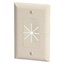 Split Plate with Flexible Opening, Lite Almond Split Plate with Flexible Opening, Lite Almond