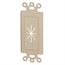 Decor Insert with Flexible Opening, Lite Almond Decor Insert with Flexible Opening, Lite Almond