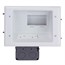 Recessed Low Voltage Mid-Size Plate with 20 Amp Duplex Receptacle, White Recessed Low Voltage Mid-Size Plate with 20 Amp Duplex Receptacle, White