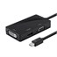 Mini DisplayPort 1.2a / Thunderbolt to 4K HDMI, DVI, and VGA Passive Adapter, Black Mini DisplayPort 1.2a / Thunderbolt to 4K HDMI, DVI, and VGA Passive Adapter, Black