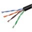 1000FT 24AWG Cat5e 350MHz UTP Solid, Plenum (CMP), Bulk Ethernet Bare Copper Cable - Black - No Logo 1000FT 24AWG Cat5e 350MHz UTP Solid, Plenum (CMP), Bulk Ethernet Bare Copper Cable - Black - No Logo
