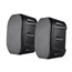 6.5-inch Weatherproof 2-Way Speakers with Wall Mount Bracket (Pair Black) 6.5-inch Weatherproof 2-Way Speakers with Wall Mount Bracket (Pair Black)
