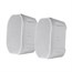 6.5-inch Weatherproof 2-Way Speakers with Wall Mount Bracket (Pair White) 6.5-inch Weatherproof 2-Way Speakers with Wall Mount Bracket (Pair White)