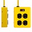 4 Outlet Power Box - 180 Joules - Metal w/ 6ft Cord (Yellow) 4 Outlet Power Box - 180 Joules - Metal w/ 6ft Cord (Yellow)