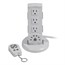 3-Outlet Indoor White Light Show Power Stand with Remote Control 14-3 3-Outlet Indoor White Light Show Power Stand with Remote Control 14-3