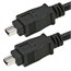 IEEE-1394 FireWire® i.LINK® DV Cable 4P-4P M/M - 3ft (BLACK) IEEE-1394 FireWire® i.LINK® DV Cable 4P-4P M/M - 3ft (BLACK)