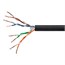 250FT Cat6 Bulk Bare Copper Ethernet Cable, UTP, Stranded, In-Wall Rated (CM), 550MHz, 24AWG, Black 250FT Cat6 Bulk Bare Copper Ethernet Cable, UTP, Stranded, In-Wall Rated (CM), 550MHz, 24AWG, Black