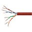 250FT Cat6 Bulk Bare Copper Ethernet Cable, UTP, Stranded, In-Wall Rated (CM), 550MHz, 24AWG, Red 250FT Cat6 Bulk Bare Copper Ethernet Cable, UTP, Stranded, In-Wall Rated (CM), 550MHz, 24AWG, Red