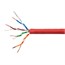 250FT Cat5e Bulk Bare Copper Ethernet Cable, UTP, Solid, Riser Rated (CMR), 350MHz, 24AWG, Red 250FT Cat5e Bulk Bare Copper Ethernet Cable, UTP, Solid, Riser Rated (CMR), 350MHz, 24AWG, Red