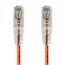SlimRun Cat6 28AWG UTP Ethernet Network Cable, 1ft Orange SlimRun Cat6 28AWG UTP Ethernet Network Cable, 1ft Orange