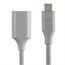 Palette Series 2.0 USB-C to USB A Female, 6-inch Gray Palette Series 2.0 USB-C to USB A Female, 6-inch Gray