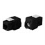 Cat6 RJ-45 Toolless 180-Degree Keystone, Black Cat6 RJ-45 Toolless 180-Degree Keystone, Black
