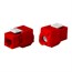 Cat6 RJ-45 Toolless 180-Degree Keystone, Red Cat6 RJ-45 Toolless 180-Degree Keystone, Red