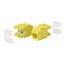 Cat5e RJ-45 Punch Down 180-Degree Short Body 28mm Keystone, Yellow Cat5e RJ-45 Punch Down 180-Degree Short Body 28mm Keystone, Yellow