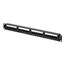 Cat6A UTP 19-inch 1U Patch Panel, 24-port Cat6A UTP 19-inch 1U Patch Panel, 24-port