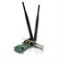 Wireless 802.11 b/g/n 300 Mbps PCI-E Adapter, low profile bracket included Wireless 802.11 b/g/n 300 Mbps PCI-E Adapter, low profile bracket included