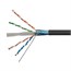 1000FT 23AWG Cat6 550MHz STP Solid, Riser-Rated (CMR) Bulk Pure Bare Copper Ethernet Cable, Black No Logo 1000FT 23AWG Cat6 550MHz STP Solid, Riser-Rated (CMR) Bulk Pure Bare Copper Ethernet Cable, Black No Logo