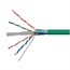 1000FT 23AWG Cat6 550MHz STP Solid, Riser-Rated (CMR) Bulk Pure Bare Copper Ethernet Cable, Green No Logo 1000FT 23AWG Cat6 550MHz STP Solid, Riser-Rated (CMR) Bulk Pure Bare Copper Ethernet Cable, Green No Logo
