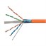1000FT 23AWG Cat6 550MHz STP Solid, Riser-Rated (CMR) Bulk Pure Bare Copper Ethernet Cable, Orange No Logo 1000FT 23AWG Cat6 550MHz STP Solid, Riser-Rated (CMR) Bulk Pure Bare Copper Ethernet Cable, Orange No Logo