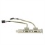 2 Port USB 2.0 External Slot (Motherboard Connector to External A-Female) 2 Port USB 2.0 External Slot (Motherboard Connector to External A-Female)