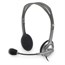 Logitech H110 Headset - Stereo - Mini-phone - Wired - 20 Hz - 20 kHz - Over-the-head - Binaural - 6 ft Cable - Noise Cancelling Microphone Logitech H110 Headset - Stereo - Mini-phone - Wired - 20 Hz - 20 kHz - Over-the-head - Binaural - 6 ft Cable - Noise Cancelling Microphone