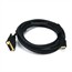 10ft 28AWG High Speed HDMI to DVI Adapter Cable with Ferrite Cores, Black 10ft 28AWG High Speed HDMI to DVI Adapter Cable with Ferrite Cores, Black