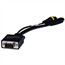 VGA to S-Video/RCA (Composite) Adapter Cable - Black VGA to S-Video/RCA (Composite) Adapter Cable - Black