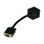 Video Splitter - VGA(HD15) Male to VGA(HD15) Female / DVI-A Female Video Splitter - VGA(HD15) Male to VGA(HD15) Female / DVI-A Female