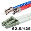 Fiber Optic Cable, LC/ST, OM1, Multi Mode, Duplex - 1 meter (62.5/125 Type) - Orange Fiber Optic Cable, LC/ST, OM1, Multi Mode, Duplex - 1 meter (62.5/125 Type) - Orange